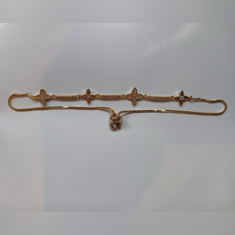ARM CANDY Los Angeles - Luxe Collection Gold Stacking Adjustable Bracelets - Picture 4 of 7